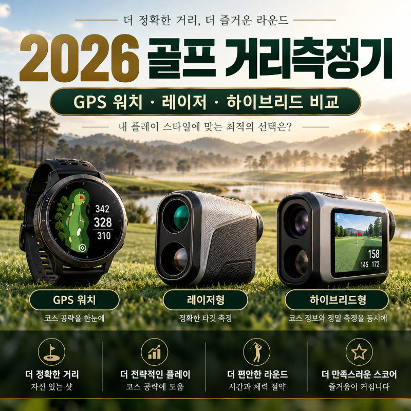 골프 거리측정기 추천 3종 비교 (보이스캐디 T13 PRO · R2G MATE HYBRID부쉬넬 PRO XM)