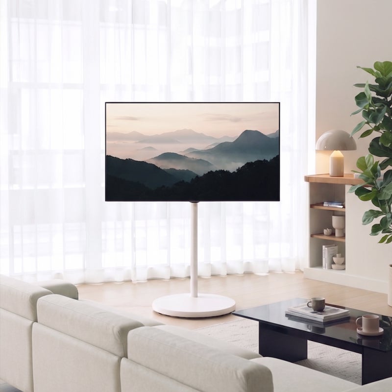 이동형 TV 거치대 스탠드 M5 M7 룸앤티비 사용 후기