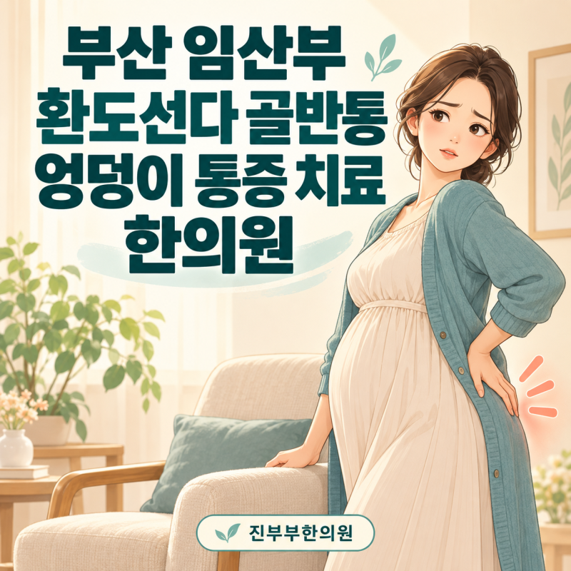 부산 임산부 환도선다 골반통 엉덩이 통증 치료 한의원