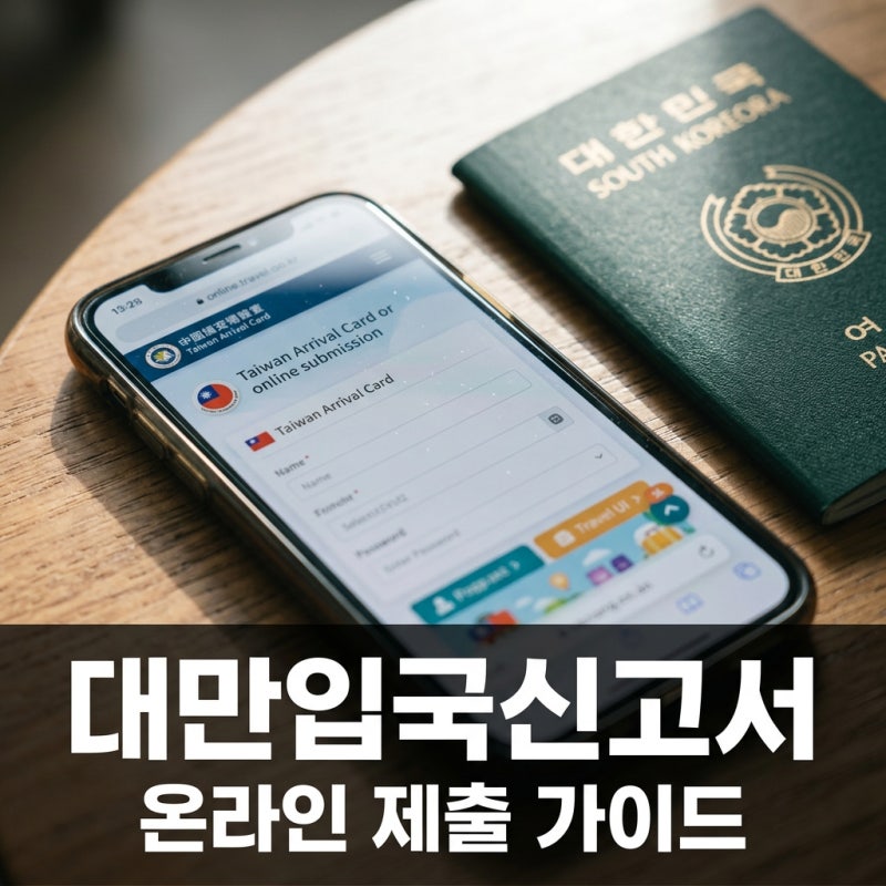 대만입국신고서 작성법 2026 최신 가이드 종이 서류 폐지 안내