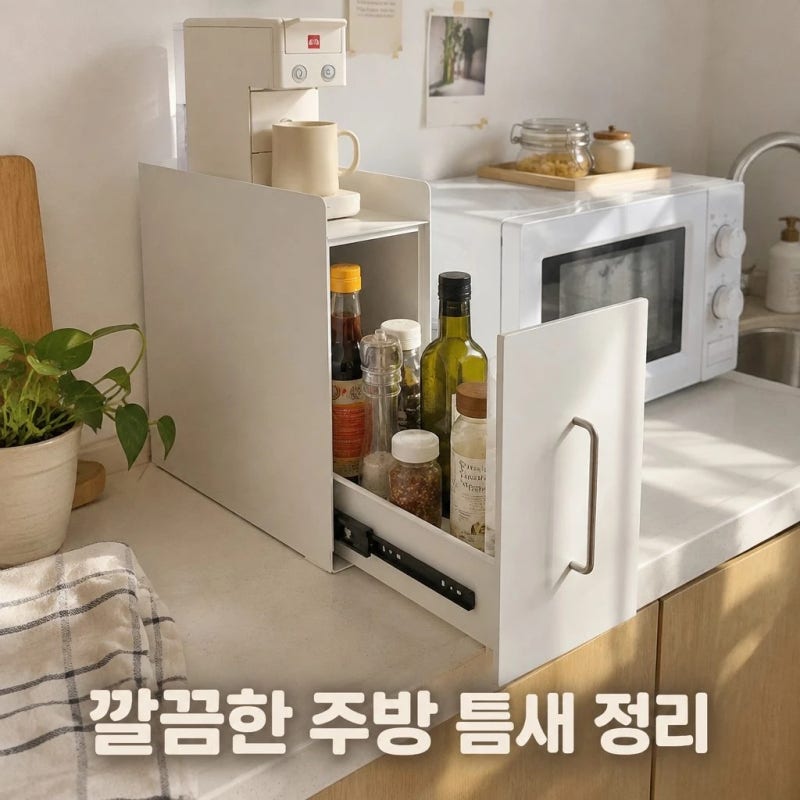 양념통수납장 슬라이딩 주방정리함 철제수납함 솔직 소개