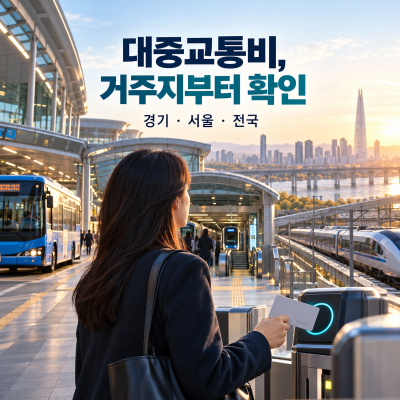 The 경기패스 · 기후동행패스｜2026 교통비 환급 선택법