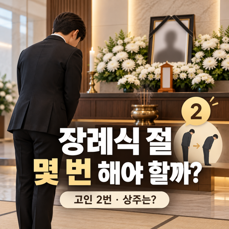 장례식 절 몇 번 해야 할까? 헌화·분향부터 손 위치까지