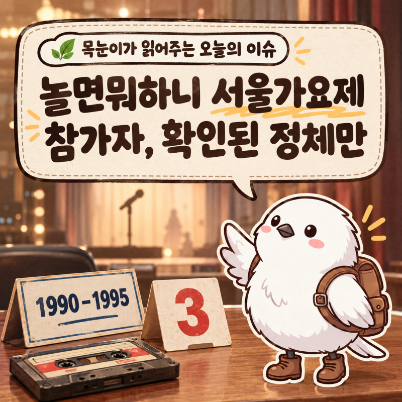 놀면뭐하니 서울가요제 참가자, 확인된 정체만