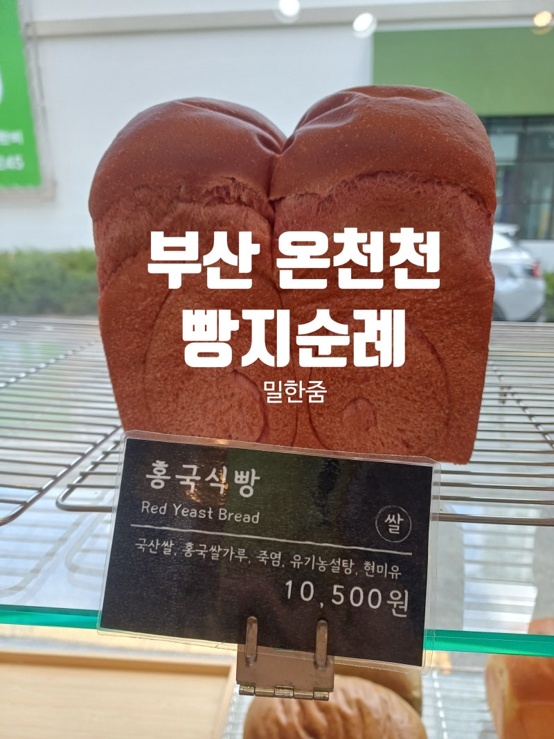 [내돈내산] 찐찐찐추천 부산 꼭 먹어봐야할 빵집 '밀한줌' 홍국식빵 솔직후기, 위치, 내부구....