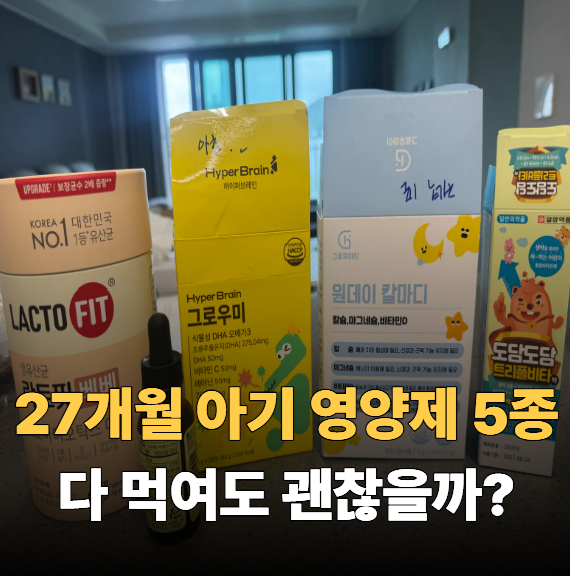 27개월 아기 영양제 추천 제품 5종, 필수성분부터 먹이는 방식까지 비교해봤어요