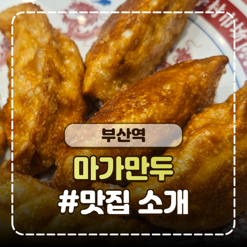 부캉이 보러 갔다가 찾은 부산역 만두 맛집, 마가만두