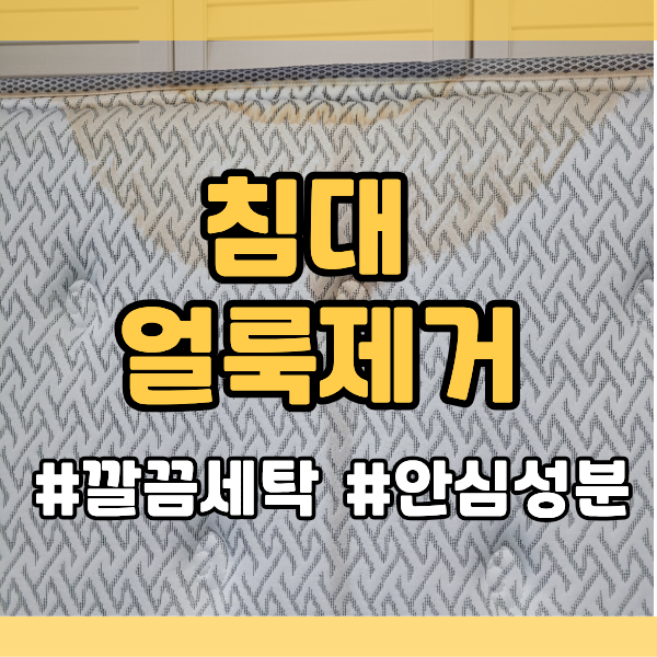 매트리스 오래된 얼룩 지우는 방법, 침대 청소업체 세탁 과정