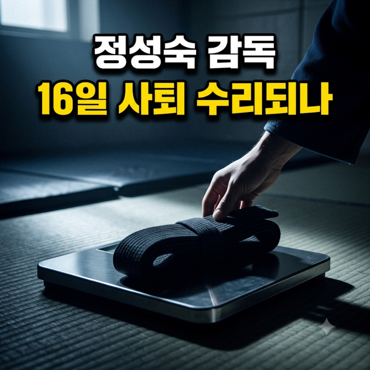 유도 <b>정성숙</b> 감독 <b>사퇴</b> 의사, <b>계체 실격</b>·비행기 미탑승과 <b>정성숙</b> 유....