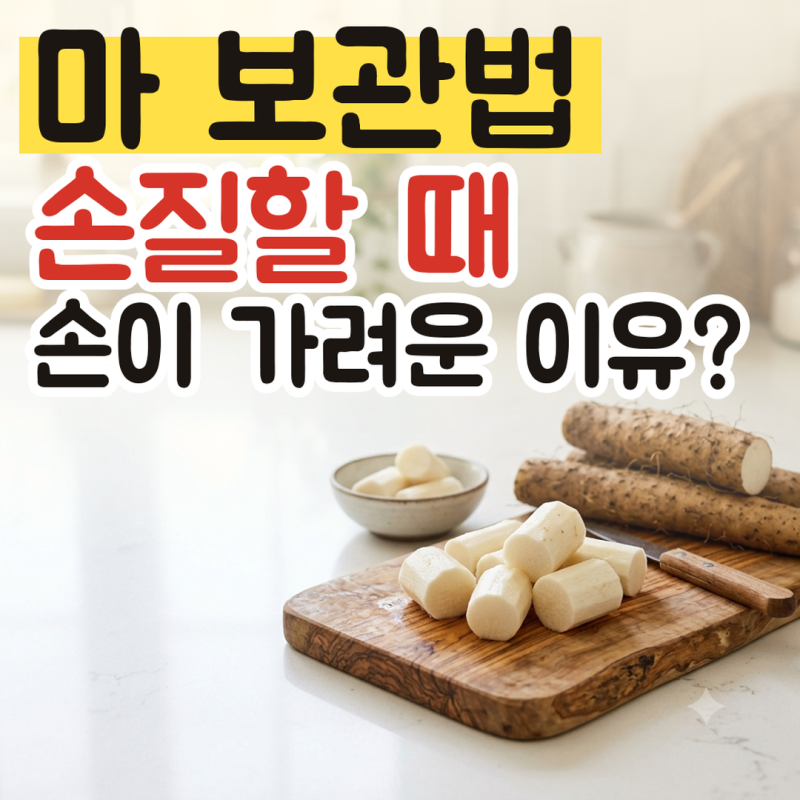 마 보관법, 손질할 때 손이 가려운 이유와 자른 마 냉장 냉동, 다이어트 마 먹는 방법