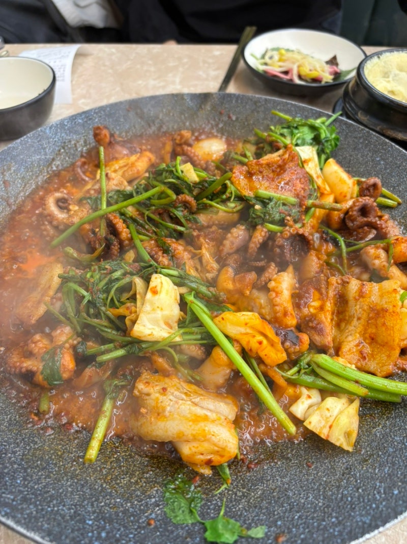 광명역 맛집 정이품쭈꾸미 광명역 ktx 맛집 아기랑 방문