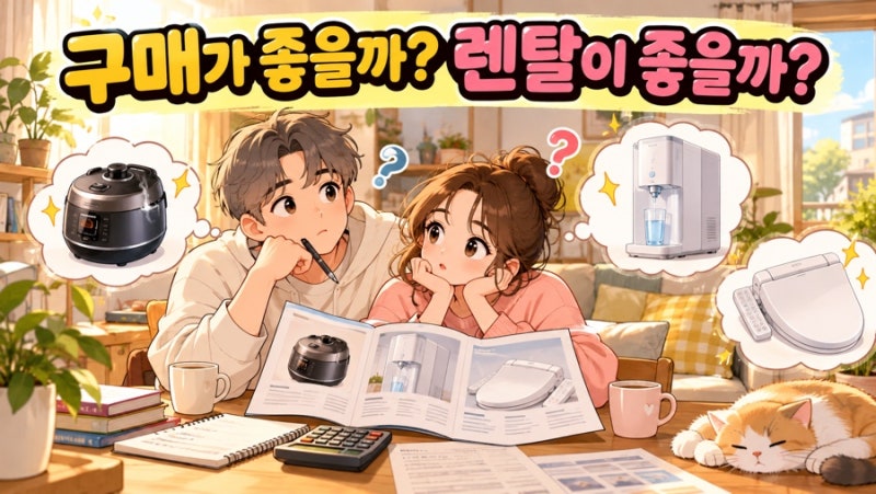 전기밥솥·정수기·비데, 렌탈이 정말 이득일까?