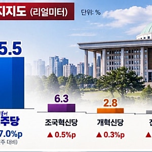 국민의힘 지지율 역전 41.3%…민주당 35.5%, 일주일 사이 무슨 일이?