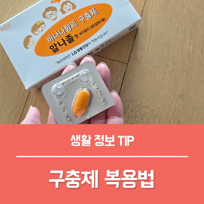 구충제 효과 복용법, 회충약 7일 뒤 또 먹어야 할까?