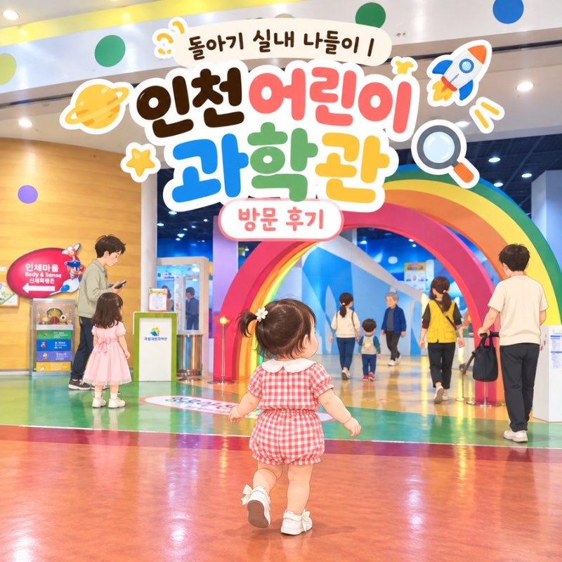 돌아기 실내 나들이｜인천어린이과학관 방문 후기