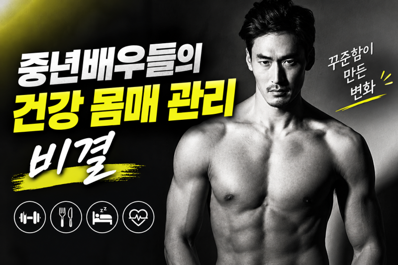 배우 정보석·장현성의 건강 몸매 관리 비결, 꾸준한 식단과 운동에 답이 있다 (중년에도 살....