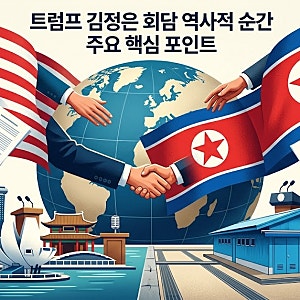 트럼프 김정은 회담 역사적 순간 총정리 주요 핵심 포인트 살펴보기