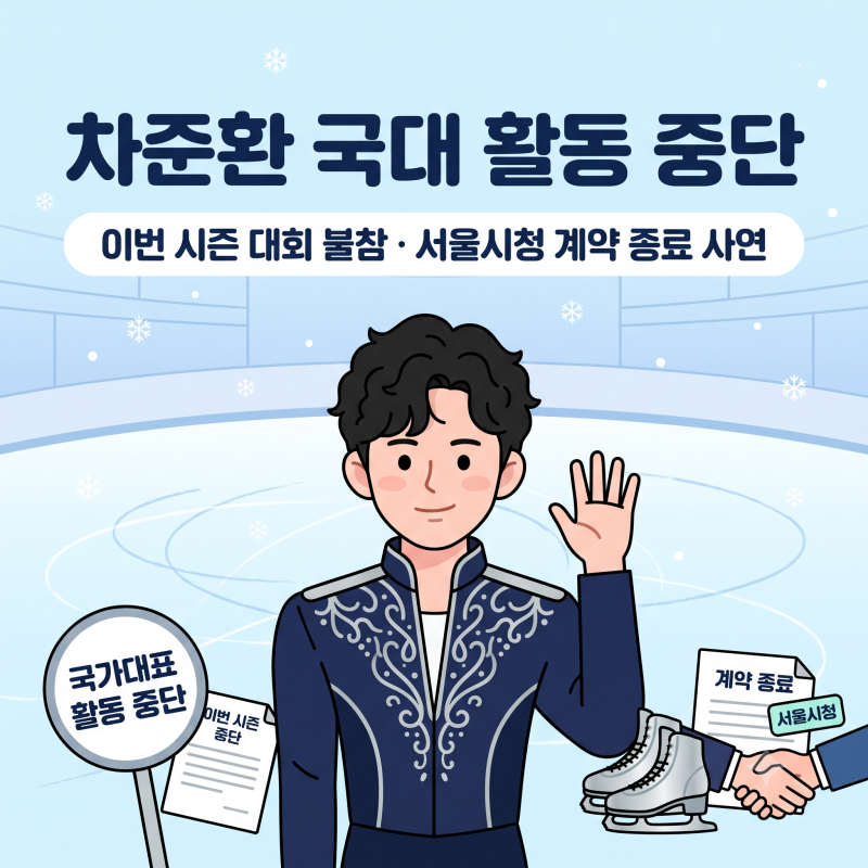 차준환 갑작스러운 국가대표 활동 중단 발표…직접 밝힌 이유는?