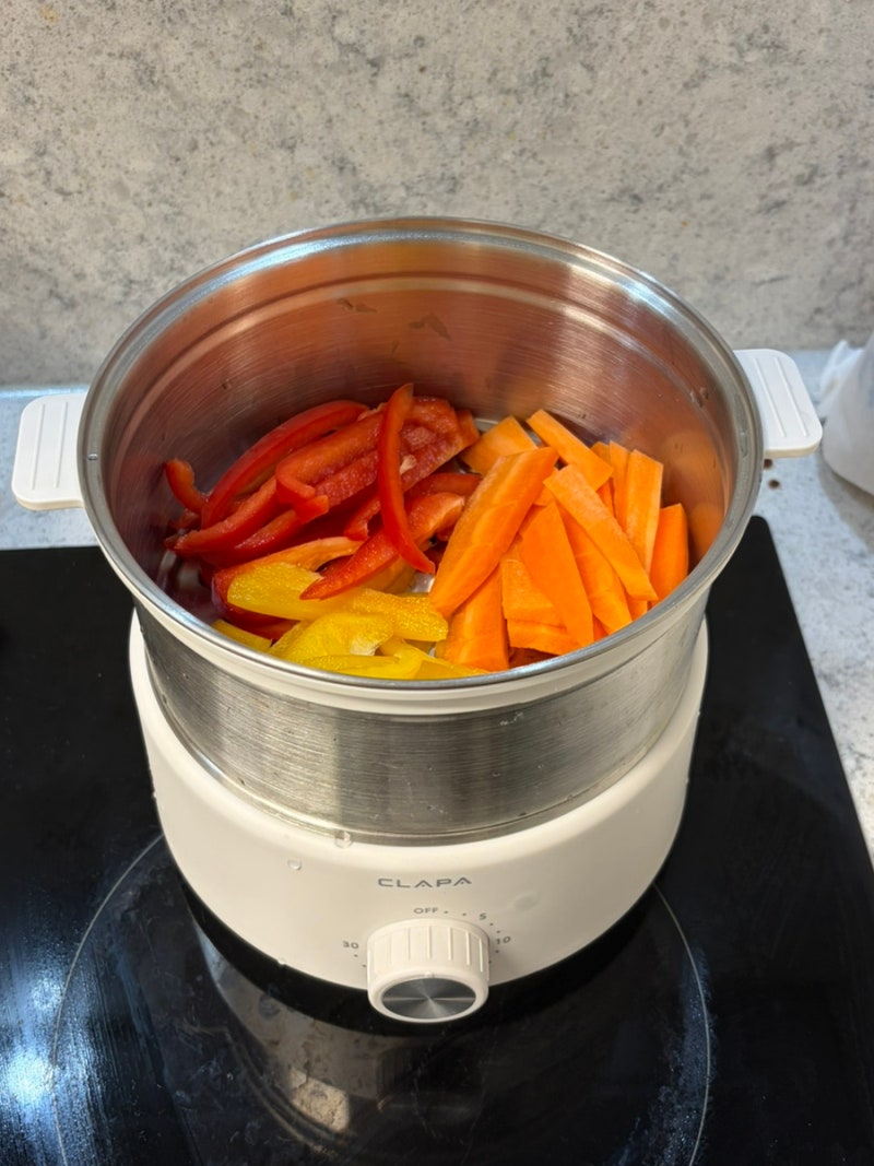 계란찜기 아기 이유식 야채스틱도 뚝딱! 클레파 2단 에그쿠커 내돈내산 3개월 후기