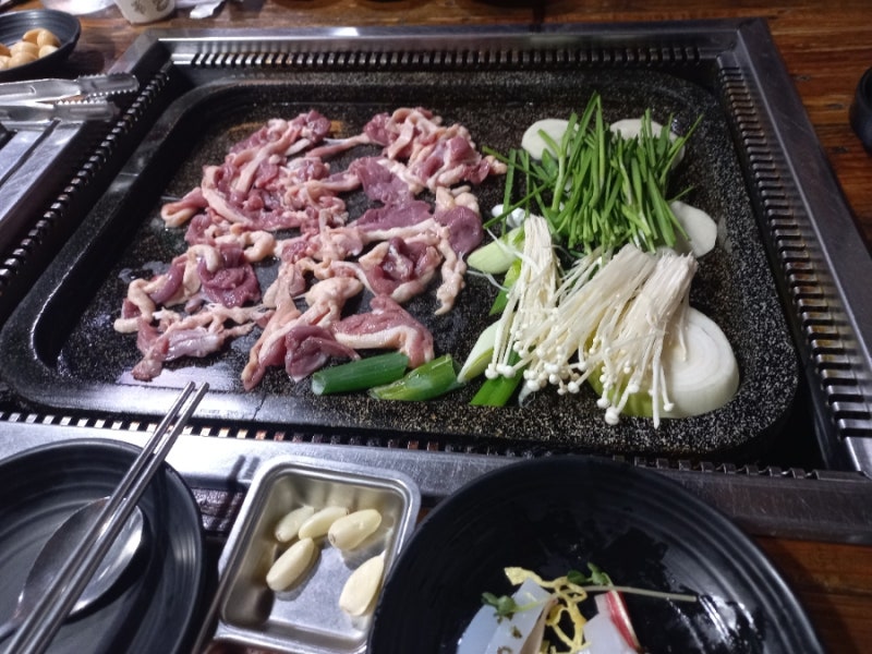 내돈내산] 인천 서구 왕길동 오리고기 맛집 '단풍나무' 후기 (로스&훈제 반반 솔직리뷰)