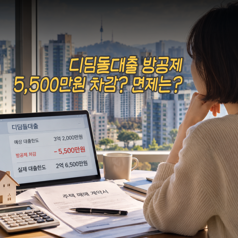 디딤돌대출 방공제 '5500만원 깎인다?' 생애최초·신혼부부 조건도?