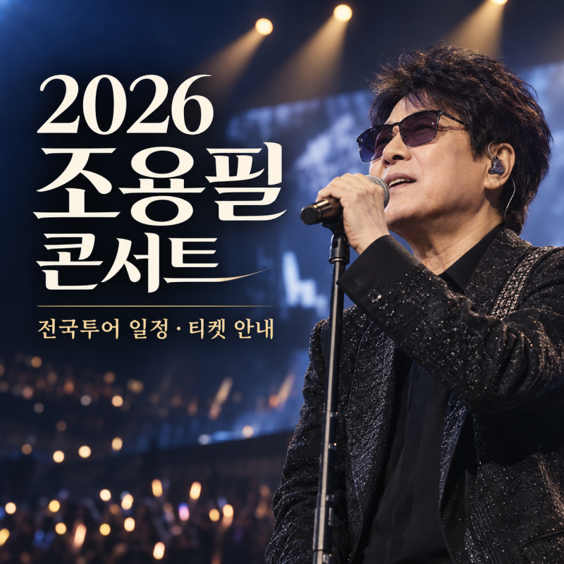 2026 조용필 콘서트 전국투어 일정, 티켓 가격과 예매 방법