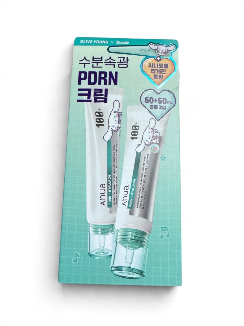 ANUA(아누아) PDRN 히알루론산 100 수분 크림 60mL with 올리브영
