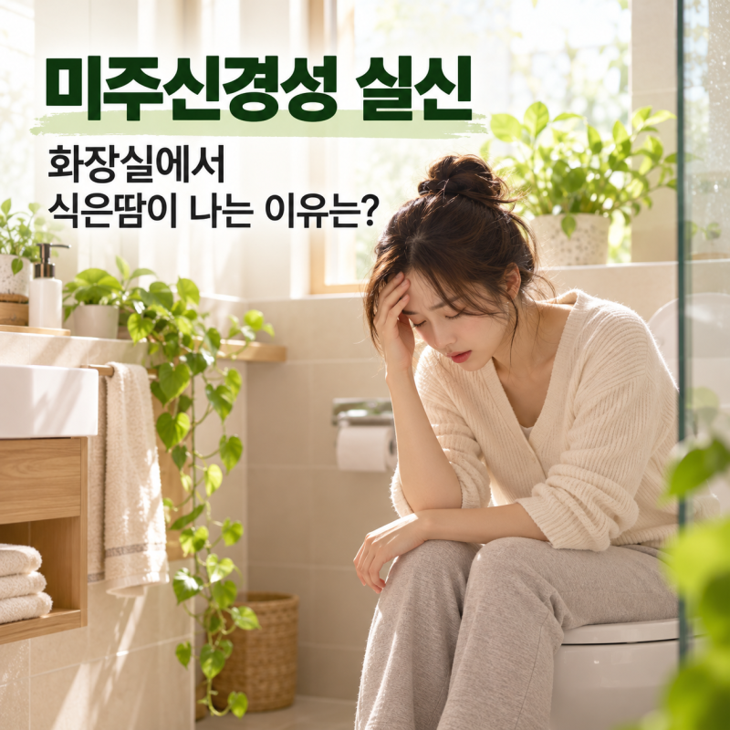 미주신경성 실신 증상과 원인, 화장실에서 식은땀이 나는 이유는?