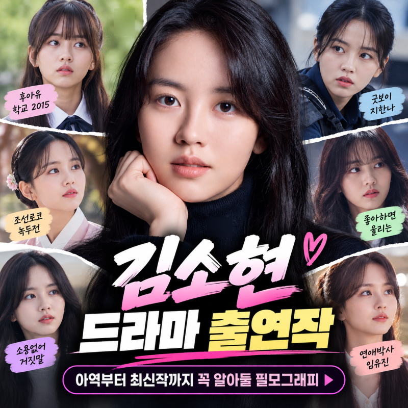 김소현 드라마 출연작 필모그래피 총정리 좋아하면 울리는부터 굿보이까지