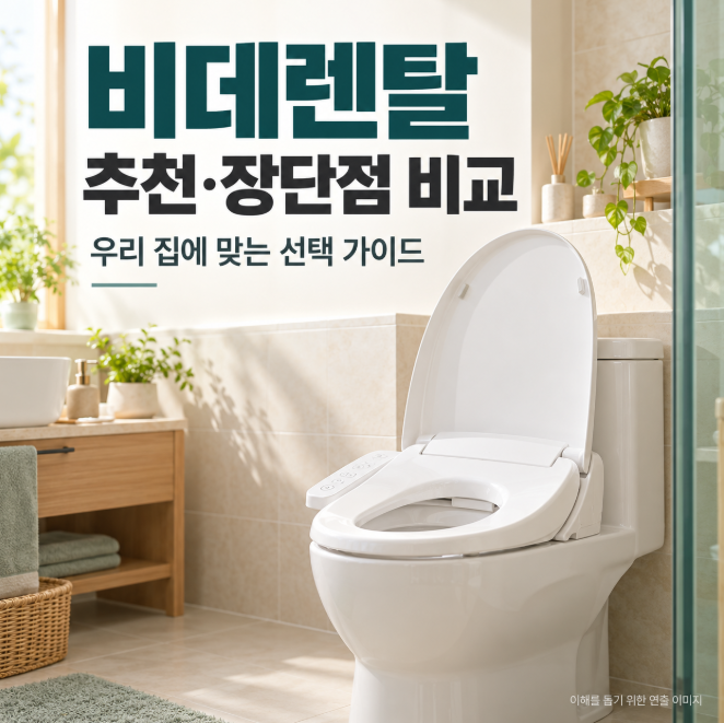 비데렌탈 추천, 종류별 장단점과 우리 집에 맞는 선택 방법