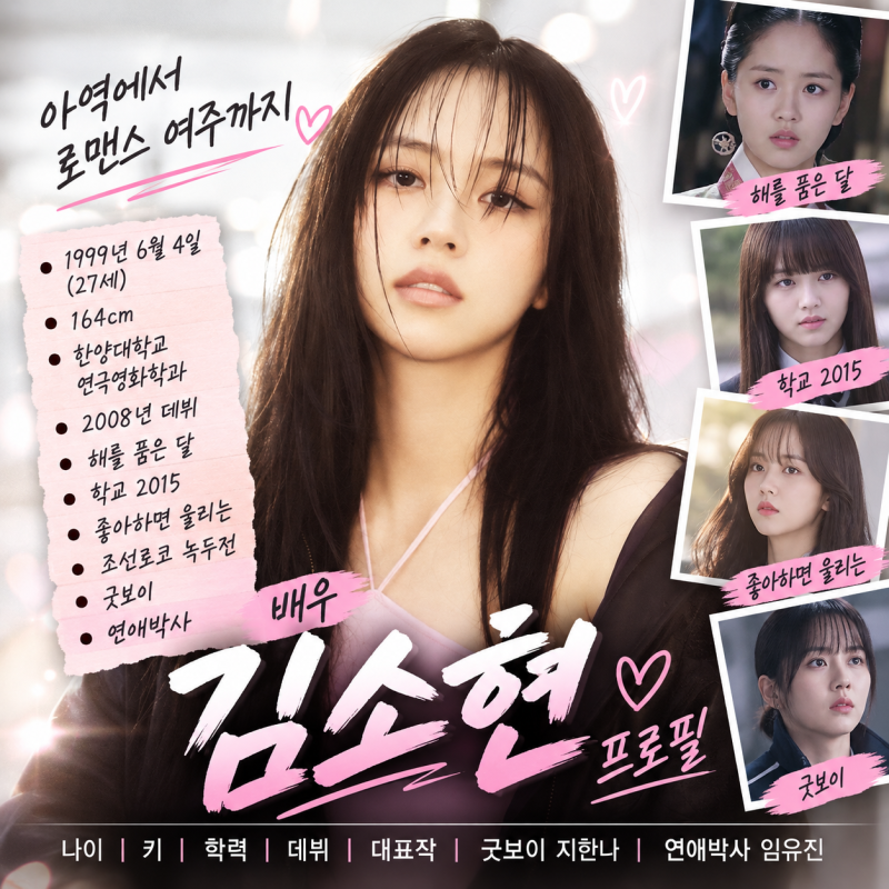 《연애박사》 임유진 역 배우 김소현 | 1999년생·아역 데뷔·굿보이 지한나