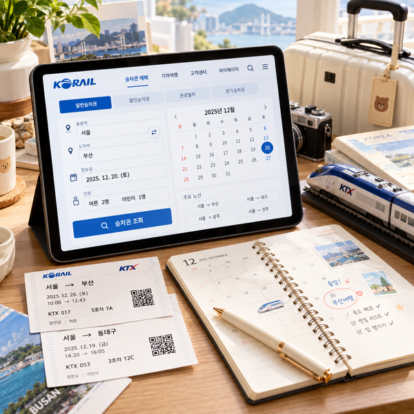 KTX 기차표 예매 2개월 전부터 가능, 10월부터 달라진 예매기간 정리