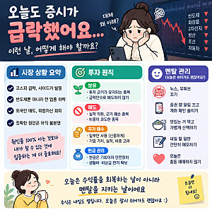 코스피 6000선 붕괴, 주식 투자자가 멘탈을 지키는 법