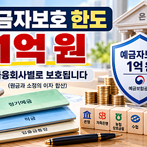 예금자보호 한도 1억 원, 은행별로 확인하는 방법