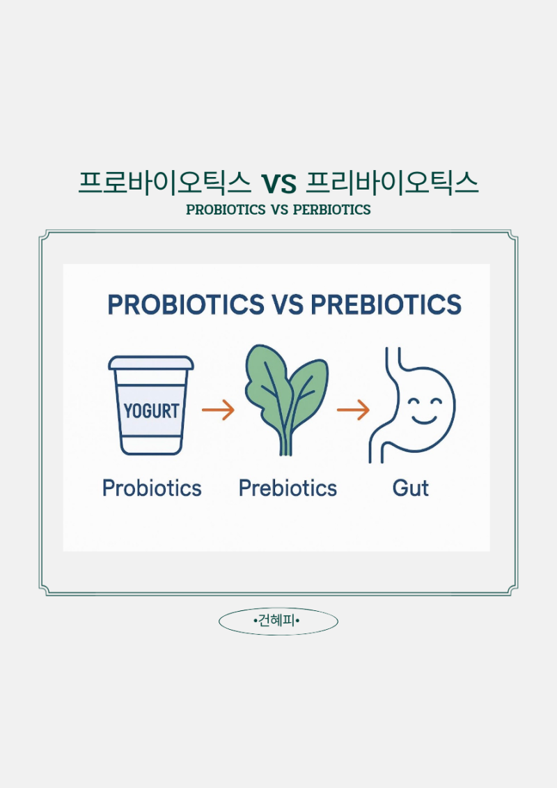 프로바이오틱스 vs 프리바이오틱스 차이, 뭐가 다를까?