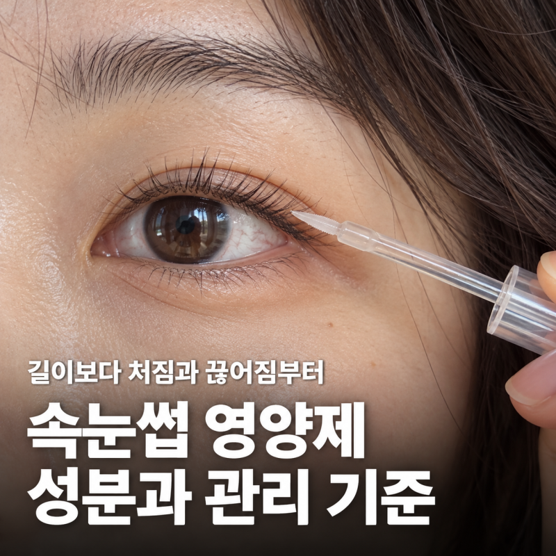 투명 세럼 vs 블랙, 속눈썹 영양제 뭐가 나을까? 올리브영 제품군·길어지는법·펌·연장 주의....