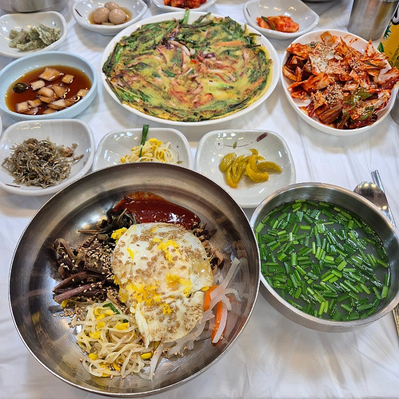 하동 화개장터 맛집 옥화주막 산채비빔밥 재첩국 해물파전 후기