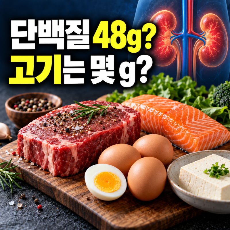 “단백질 48g 먹으라는데…” 고기·달걀·생선, 실제 얼마나 먹어야 할까?