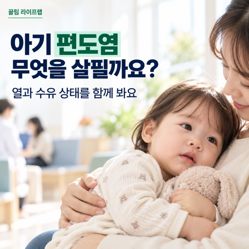 아기 급성 편도염 원인과 증상, 열과 전염 여부 및 음식 선택법