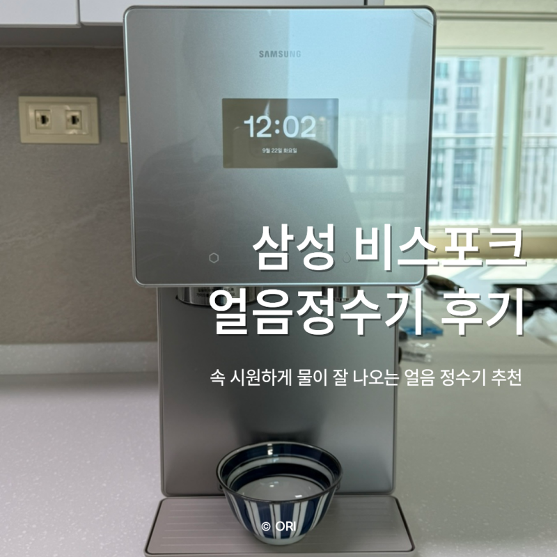 삼성 얼음정수기 구독 후기, lg 삼성 둘 다 써봤는데...