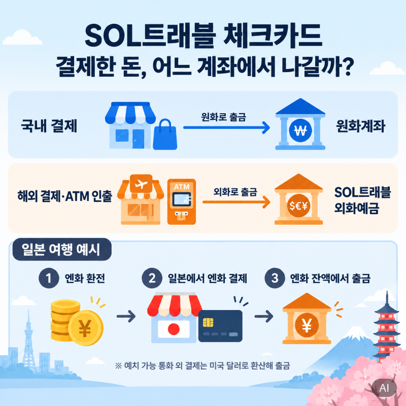 신한카드 SOL트래블 체크카드 완벽 정리! 왜 해외여행 필수 체크카드일까?