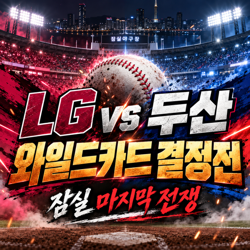 LG 두산 와일드카드 결정전 오늘 개막! 곽빈 vs 카라스코, 손주영 제외 변수…잠실 마지막 승....