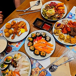대구맛집 초밥부터 디저트까지 수성못맛집 쿠우쿠우 대구수성못점에서 온 가족 푸짐한 한 ....
