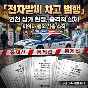 인천 구월동 흉기난동 8명 부상… 전자발찌 찬 피의자, 범행 전 면담까지