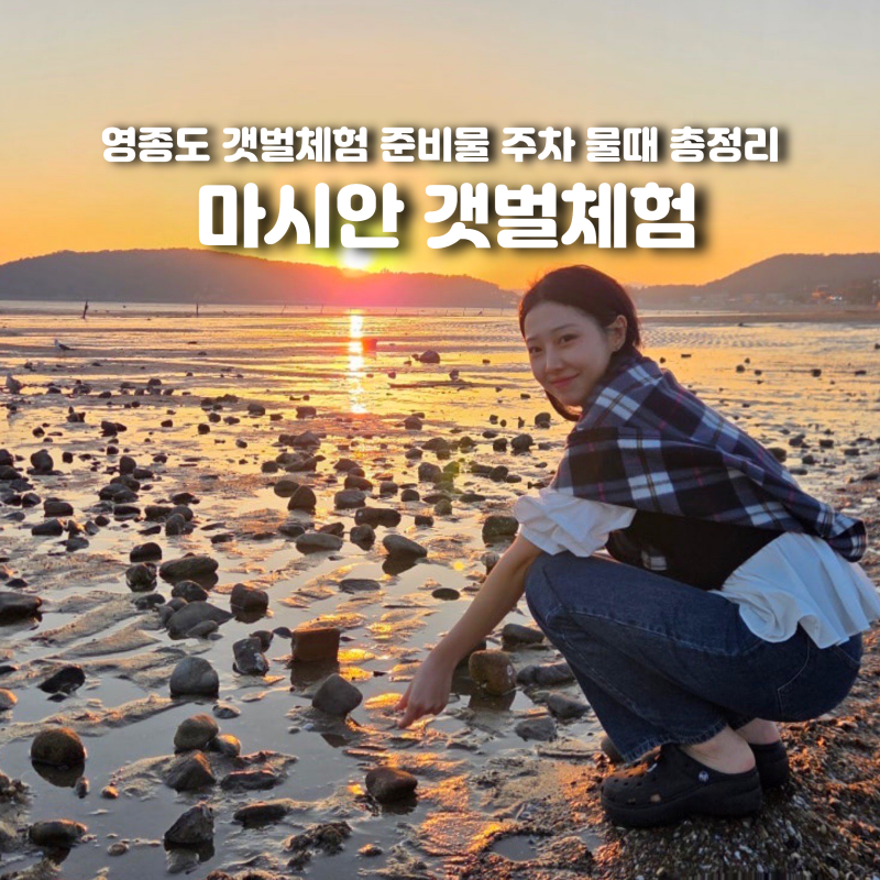인천 영종도 마시안 해변 갯벌체험 준비물 주차 10월 물때