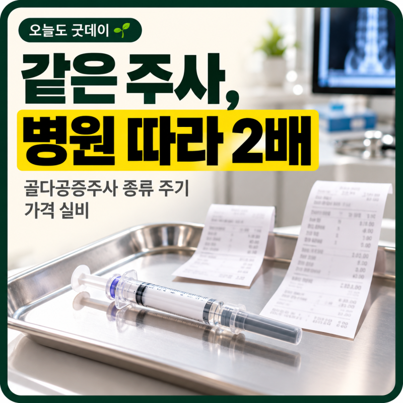 "같은 주사, 병원 따라 2배" 골다공증주사 종류 주기 가격 실비