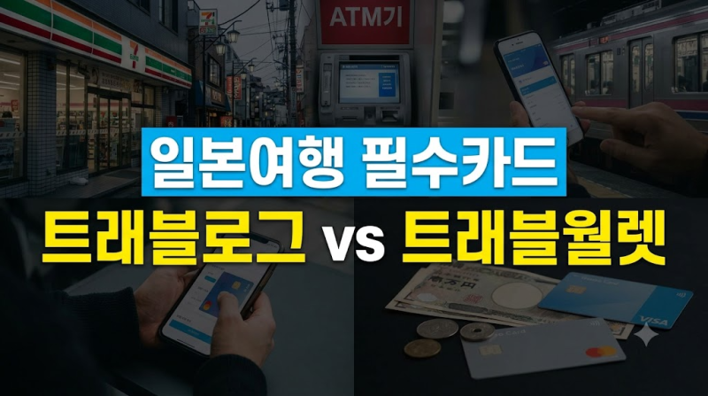 트래블로그 vs 트래블월렛 엔화 환전 혜택 및 수수료 비교 총정리