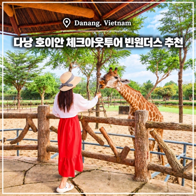 다낭 여행코스 남호이안 다낭 빈원더스 사파리 워터파크 체크아웃 투어