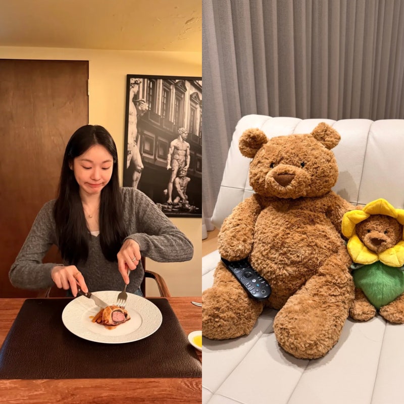 "혹시 베이비?"...고우림♥김연아가 올린 곰인형 사진에 댓글 술렁