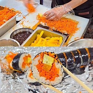 전주 맛집 오선모김밥 주말 웨이팅 당근김밥 내돈내산